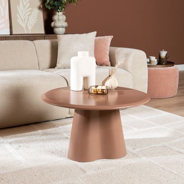 Bronx71 Couchtisch Orion rund ø70 cm Mocha Mousse