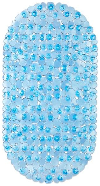 Relaxdays Badewannenmatte Steinoptik bunt