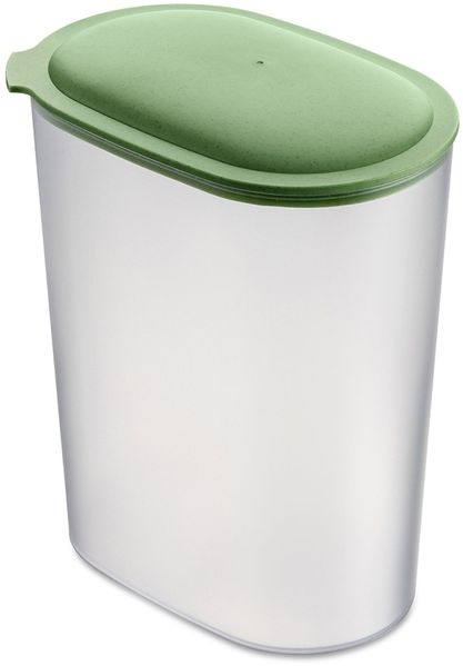 Koziol Vorratsdose 2,5 L Connect Oval Storage L nature leaf green