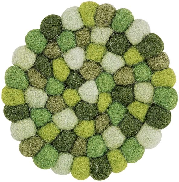 Untersetzer Glasuntersetzer Schafwolle Filz Ø10 cilio LANA VERDE rund 470413