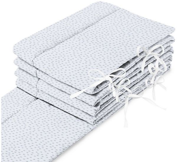 Amilian Bettnestchen Bettumrandung (Made in EU) 420x30 cm - für Babybett 140x70 cm geeignet, (140 x 70 cm geeignet (rundherum) mit Kantenschutz, Nestchen), Umrandungen