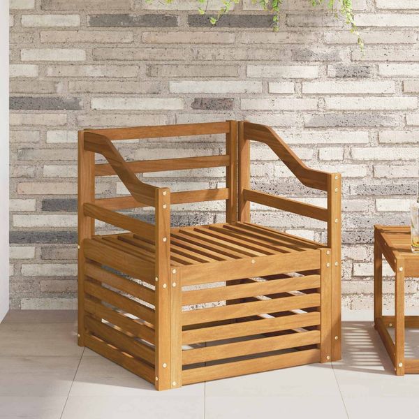 vidaXL Outdoor-Sofa Massivholz Akazie Natur 3436369