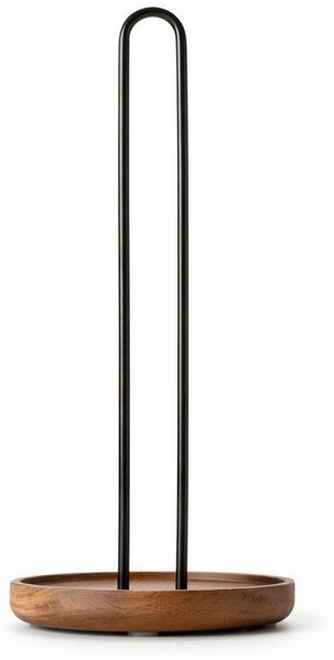 Continenta Küchenrollenhalter Ø14x31,6 cm Akazienholz