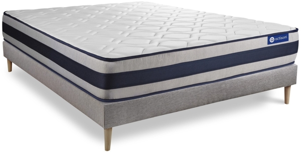 Actilatex ergo matratze 160x190 cm + Bettgestell mit lattenrost - Dicke : 24cm - Latex und Memory-Schaum - H4 Bild 3