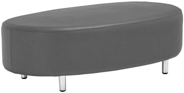 Hocker ASTRID - Kunststoff Schwarz 40x70x122cm | Sitzhocker Sofahocker Couchhocker