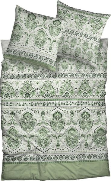 CASATEX Bettwäsche Bettwäsche "Meriane", Mako-Satin, 3 teilig, Satin Paisley