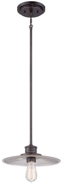 Pendelleuchte, Deckenlampe, Bronze, D 29,2 cm