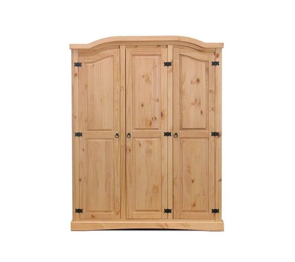 ebuy24 Kleiderschrank New Mexico Kleiderschrank 3-Trg. Breite 152 cm, Hö