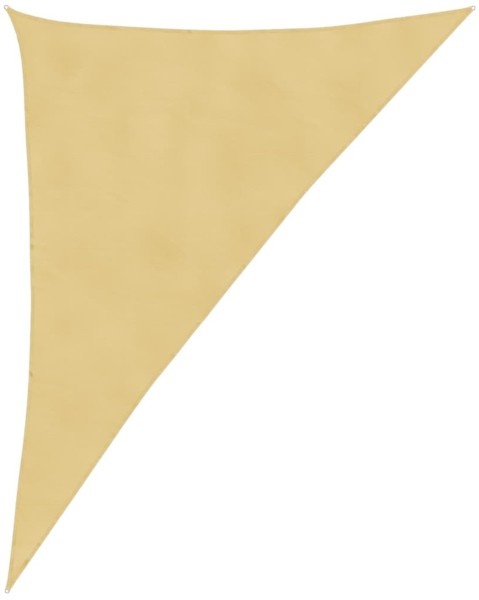 vidaXL Sonnensegel Sandfarbe 4x5x6,4 m 100% Polyester Oxford 4000945