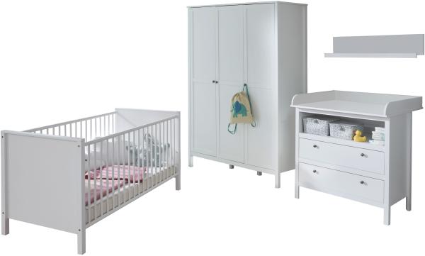 Trendteam 'Ole' 4-tlg. Babyzimmer Komplett Set weiß