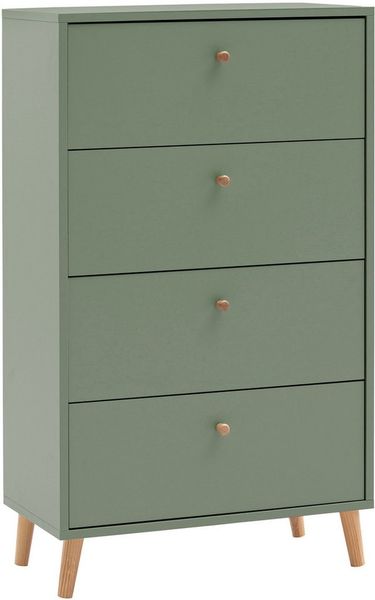 Schildmeyer Kommode Bjarne, Kommode, melaminharzbeschichtet, Made in Germany, B: 60 cm (1 St), Solide Verarbeitung - Dieses Produkt ist in Deutschland gefertigt