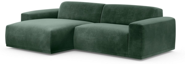 TRENDMANUFAKTUR Ecksofa Braga, mit hochwertigem Kaltschaum, L-Form, in Cord erhältlich, 2 Teile, modernes Sofa, Couch mit hohem Sitzkomfort, 255/72/160 cm (B/H/T) Bild 2