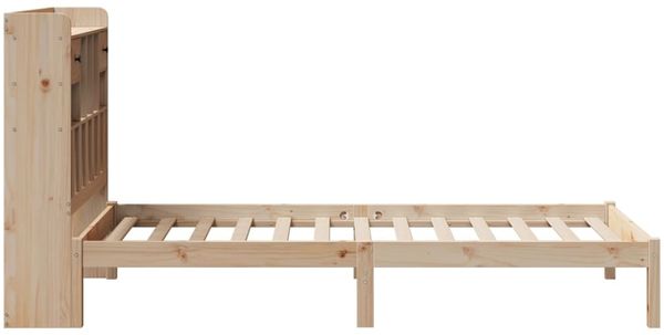 vidaXL Massivholzbett mit Regal ohne Matratze 90x190 cm Kiefer 3321612 Bild 7