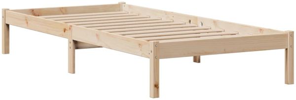 vidaXL Massivholzbett mit Regal ohne Matratze 90x190 cm Kiefer 3321612 Bild 5