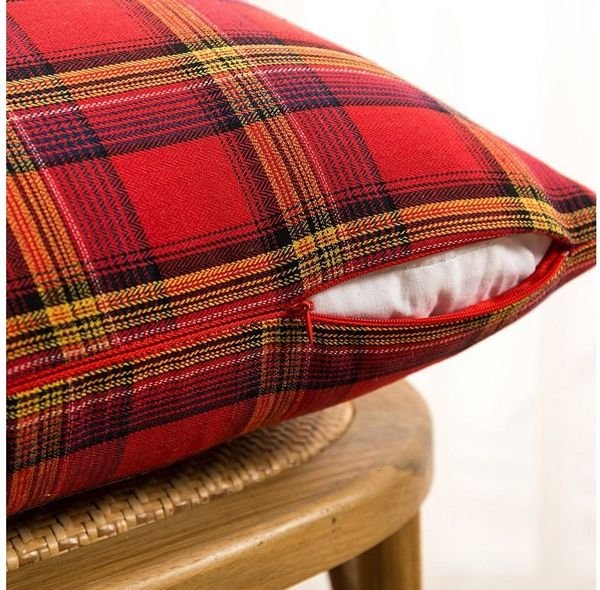 BTTO Kissenhüllen Weihnachten Kissenbezug 45X45cm, 1/2/4er Set Kissenhülle Schneeflocke, (02 Stück), Kunstfell Kuschelkissen, für Sofa Couch Wohnzimmer 30X50cm