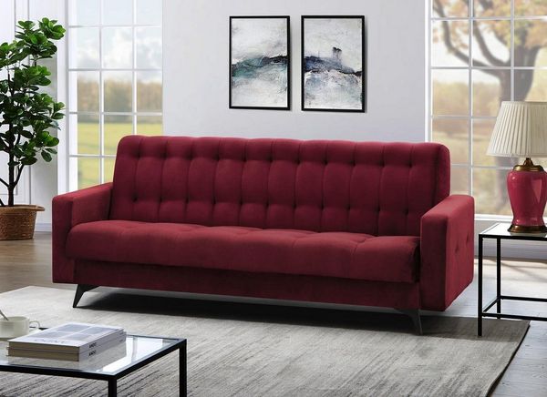Beautysofa Schlafsofa GRETA BIS, Sofa Couch für Wohnzimmer