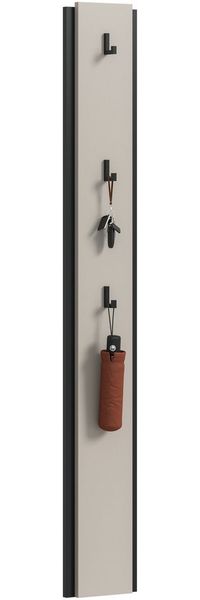 Home affaire Hakenleiste RAK, Höhe 150 cm, inklusve 3 Garderobenhaken, Flurgarderobe, Paneel, Wandgarderobe, Wandpaneel, Garderobe