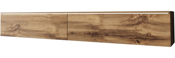 TV-Lowboard Stone 180, mit weißer LED Beleuchtung, Farbe: Wotan