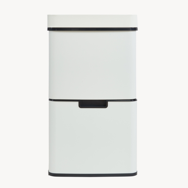 Sensor Mülleimer Venna Edelstahl Beige 72L [en. casa] Bild 5