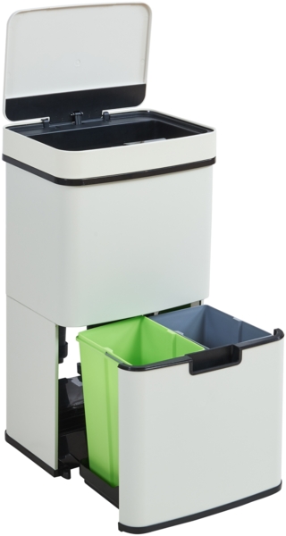 Sensor Mülleimer Venna Edelstahl Beige 72L [en. casa] Bild 3