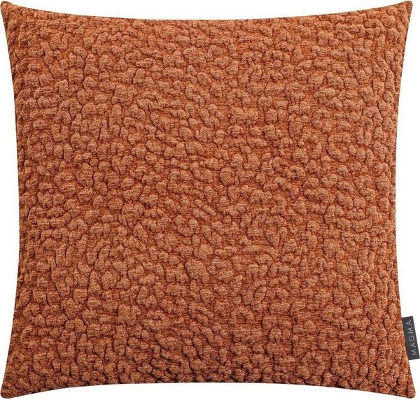 Magma Heimtex Kissenhülle COSMO, 50x50 cm, Kupferfarben, Polyester, (1 Stück), mit 3D-Effekt und Samtoptik, mit Reißverschluss