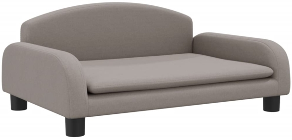 vidaXL Hundebett Taupe 70x45x30 cm Stoff