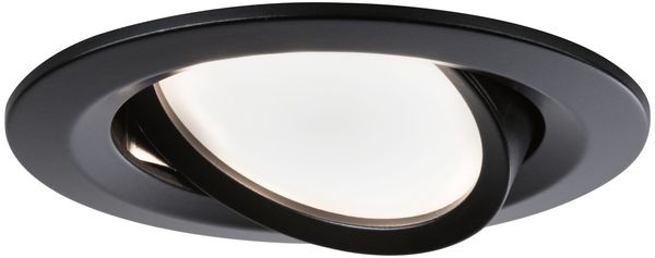 Paulmann No. 94472 LED Einbauleuchte Nova rund 3x6W schwarz schwenkbar dimmbar IP23 Bild 7