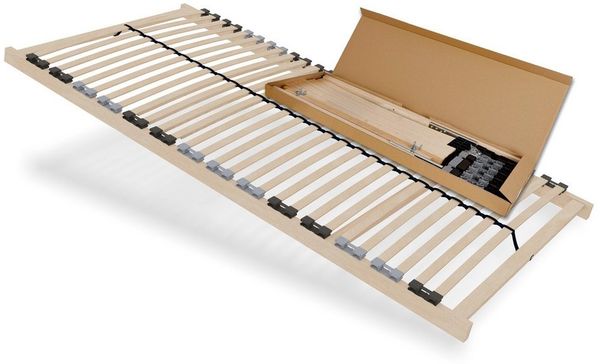 Lattenrost 7-Zonen Komfort für besten Schlaf, Schlaftroll, Stabil, atmungsaktiv & in 80x200 bis 140x200 cm