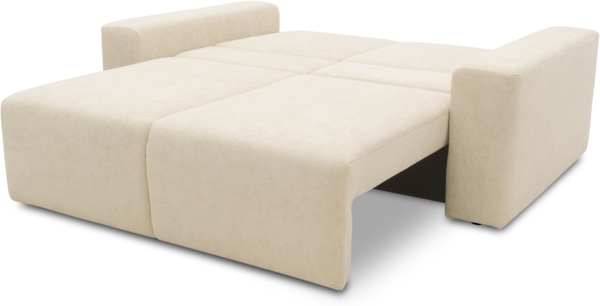 DOMO. collection Sofa 700 029, 2-Sitzer Couch mit Schlaffunktion und Federkernpolsterung, lose Rückenkissen, Polstergarnitur, 192 x 116 x 85 cm (BxTxH), beige Bild 6