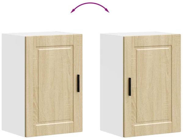 vidaXL Küchen-Hängeschrank Porto Sonoma-Eiche Holzwerkstoff 854030 Bild 8