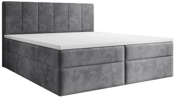 Luxusbetten24 Boxspringbett Aurelia Cord, mit Stauraum