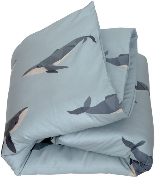 Studio Ditte Bettbezug - Wal - 140 x 220 cm Blau