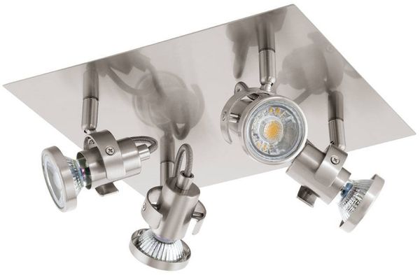 Eglo 94147 Spot LED TUKON 3 nickel-matt, GU10 max. 4X3,3W