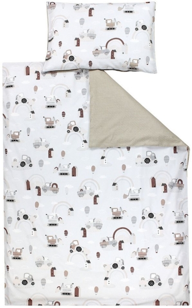 TupTam Kinderbettwäsche TupTam Kinder Bettwäsche Gemustert 2-Teilig Wendebettwäsche