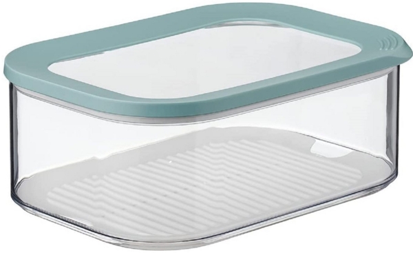 Mepal | Käsedose Modula | für Käsestücke & Scheibenkäse | Antikondenseinsatz | spülmaschinenfest | Nordic Green Bild 5