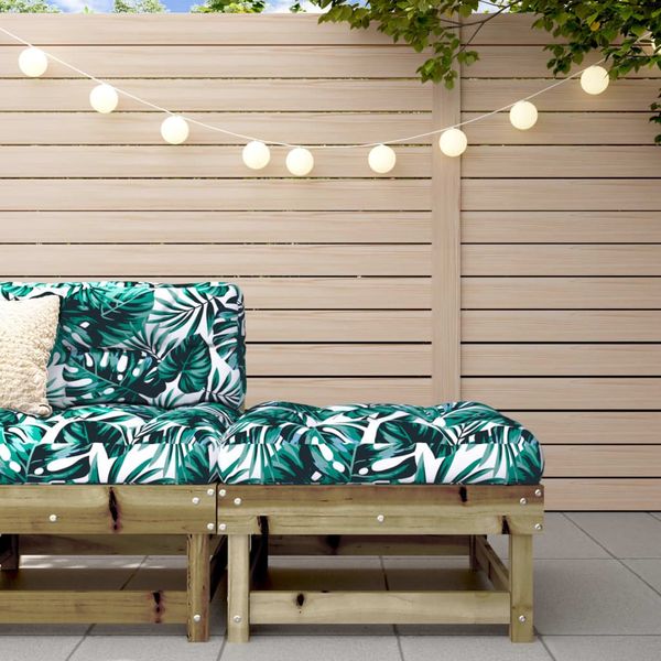 vidaXL Gartenhocker Kiefernholz Imprägniert 825386