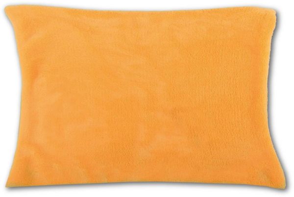 Kissenhülle Kuschel 30 x 50, Auswahl: hellorange - marigold ohne Füllung