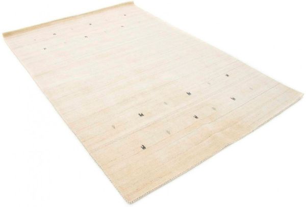 carpetfine Wollteppich Gabbeh Uni, auch als Läufer und Rund erhältlich, rechteckig, Höhe: 15 mm, reine Wolle, handgewebt, Gabbeh Loom Tiermotiv, große Farbauswahl