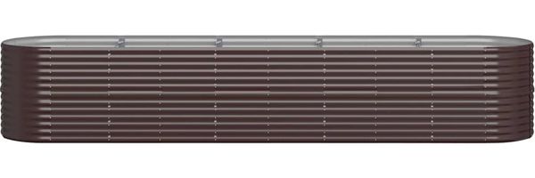 vidaXL Hochbeet Verzinkter Stahl 368x80x68 cm Braun 318965 Bild 3