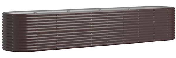 vidaXL Hochbeet Verzinkter Stahl 368x80x68 cm Braun 318965 Bild 2