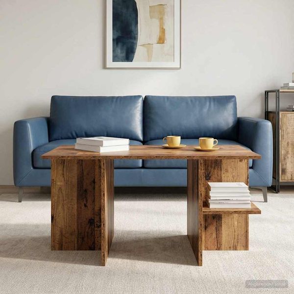 vidaXL Couchtisch Altholz 87 x 50 x 45 cm Holzwerkstoff 8001061