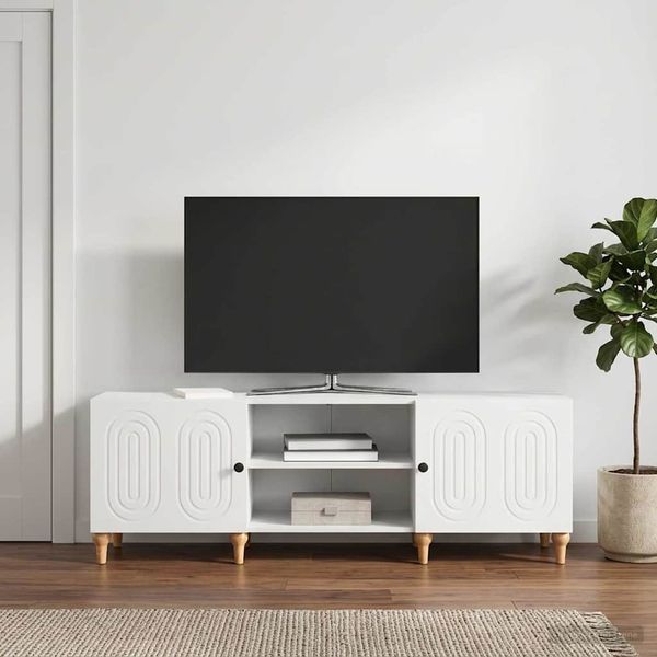 vidaXL TV-Schränk Weiß 150 x 31 x 50 cm Holzwerkstoff 894225