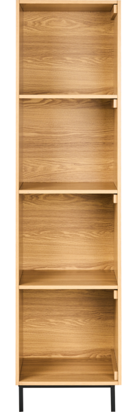 Regal mit 4 Ebenen LEANDRO 175 cm Hellbraun Bild 4