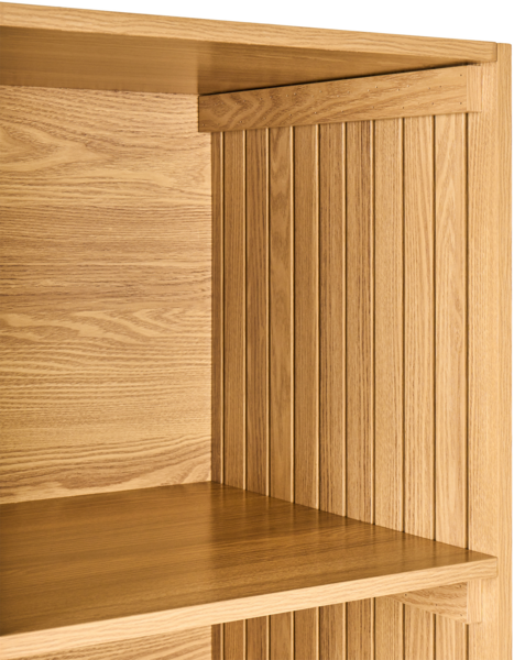 Regal mit 4 Ebenen LEANDRO 175 cm Hellbraun Bild 6