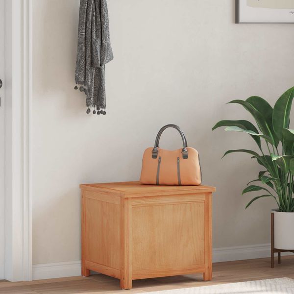 vidaXL Aufbewahrungsbox 50 x 45 x 45 cm Massives Eichenholz 42000873