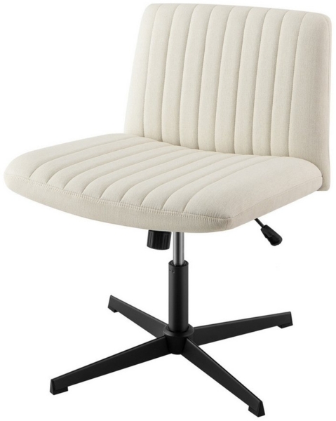 KOMFOTTEU Bürostuhl, drehbarer Schreibtischstuhl mit breiter Sitzfläche & 120° Schwingung Bild 1