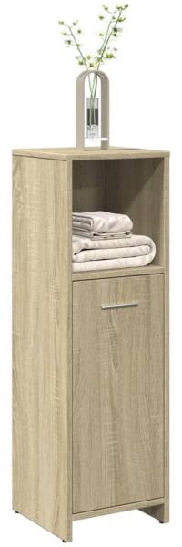 Badezimmerschrank Sonoma-Eiche 30x30x95 cm Holzwerkstoff