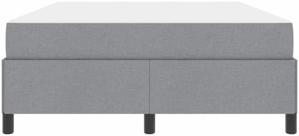 vidaXL Boxspringbett Hellgrau 140 x 190 cm Stoff 3398857 Bild 5