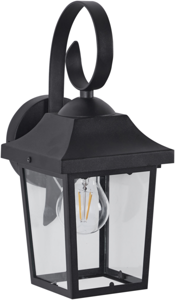 Außenwandleuchte TANGON Schwarz