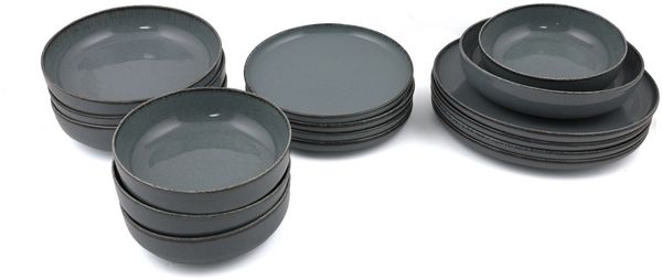 Hermia Concept Geschirr-Set Kütahya Porselen (16-tlg), 4 Personen, Porzellan, 4 Unterteller, 4 Speiseteller, 4 Dessertteller,4 Schalen Bild 3